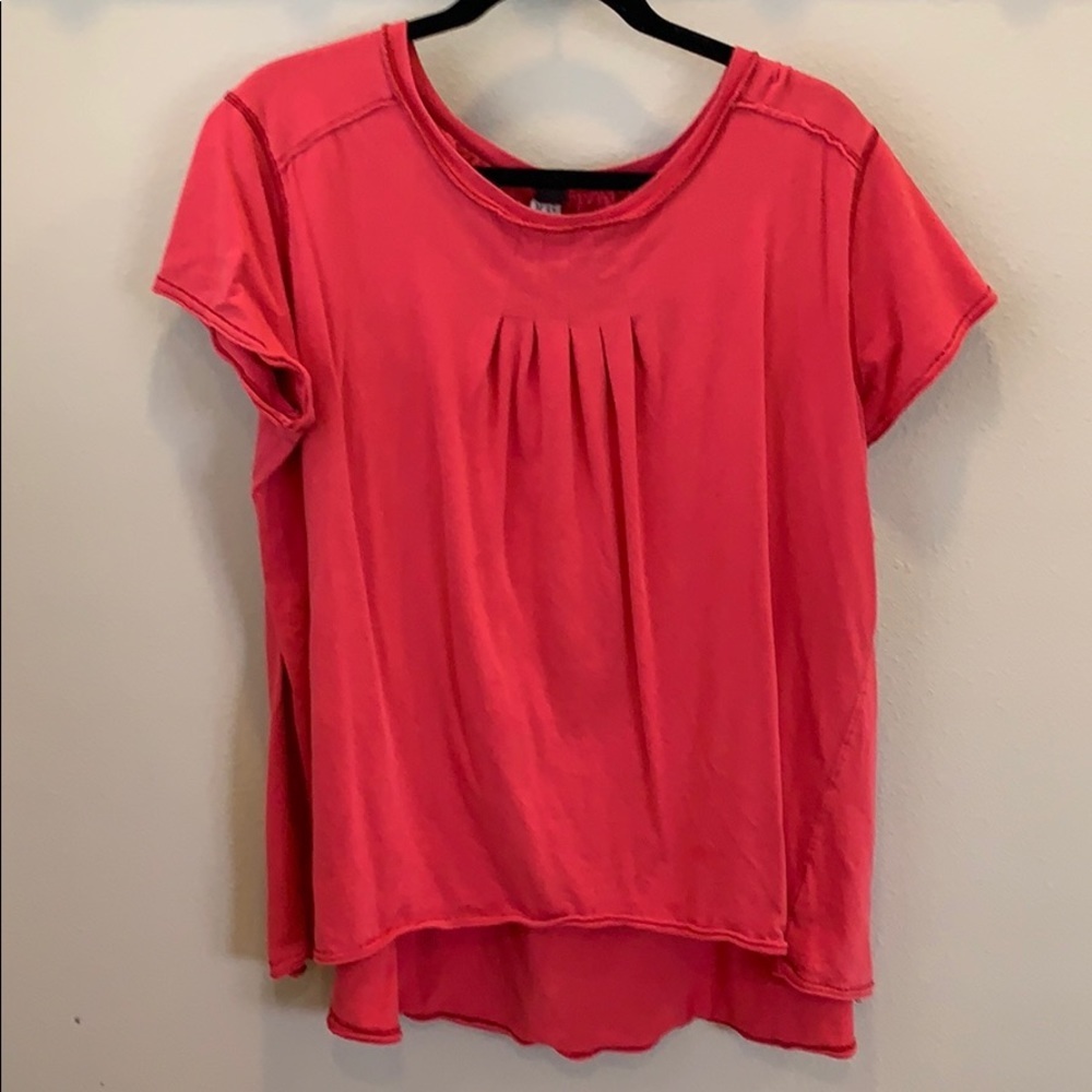Red free people shirt